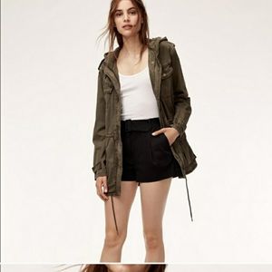 ARITZIA Talula Black Trooper Field Jacket Sz XS